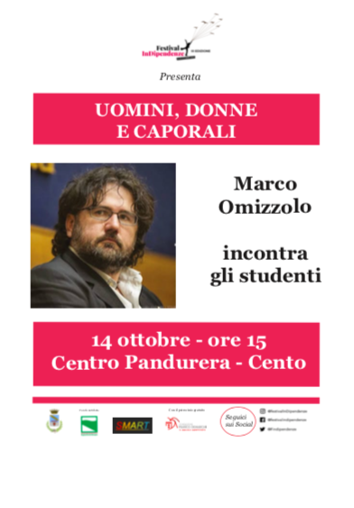 locandina informativa programma con Marco Omizzolo