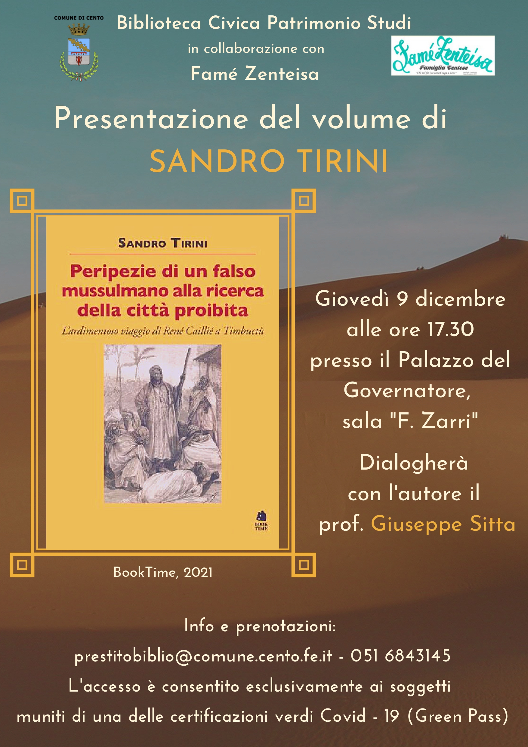 Copertina del volume di Sandro Tirini