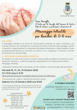 locandina massaggio infantile 