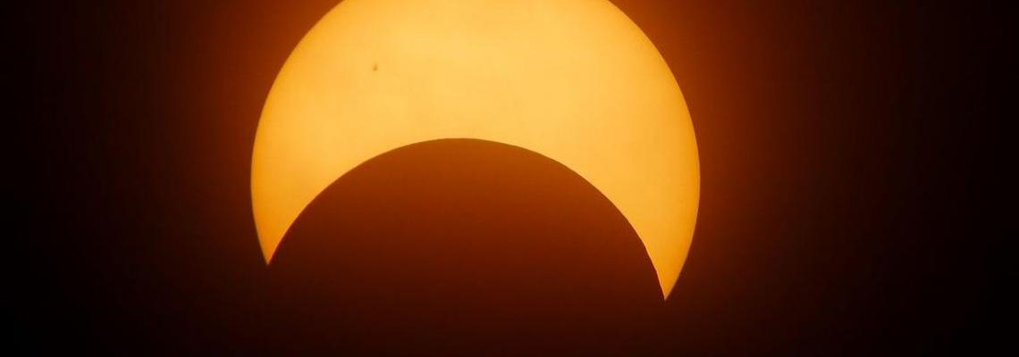 eclissi di sole parziale